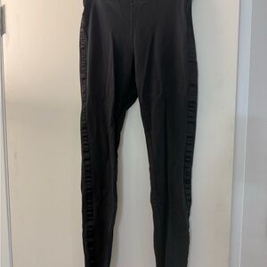 polo Ralph Lauren Stylish Black Leggings with Side Detail